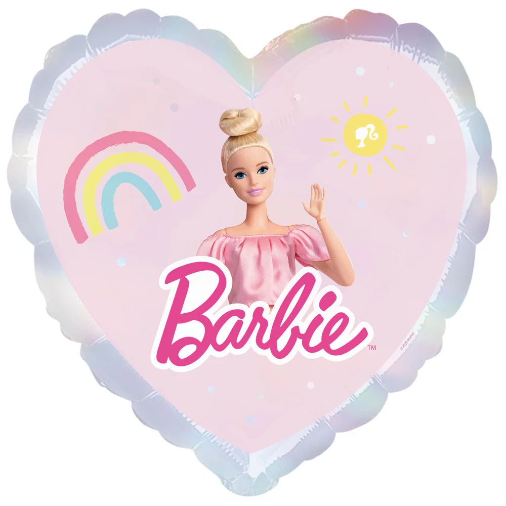 Barbie Heart Foil Balloon 18
