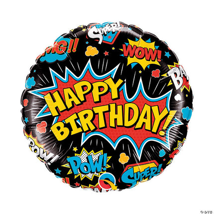 Superhero Comic Foil Balloon 18