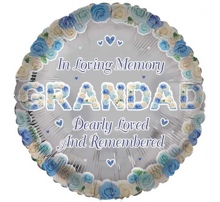 In Loving Memory Grandad Foil Balloon – 18