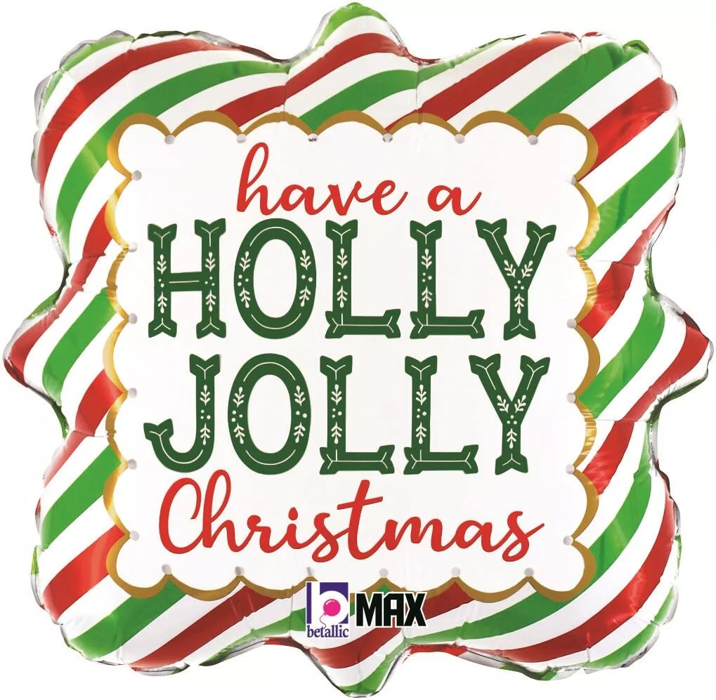 Merry Christmas Foil Balloon 18