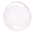 Crystal Clearz Pink Balloon – 18″ Transparent Foil Balloon (Uninflated)