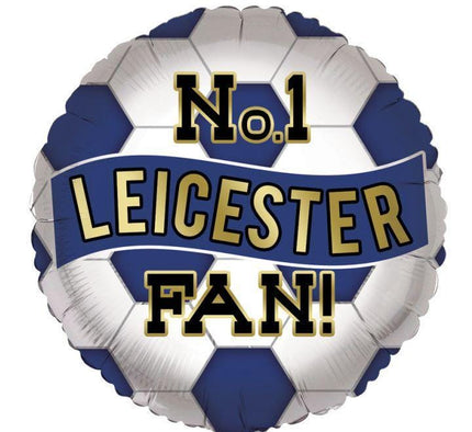 Leicester City Football Balloon – 18″ Foil Party Decoration (Uninflated)