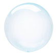 Crystal Clearz Blue Balloon – 18″ Transparent Bubble Balloon (Uninflated)