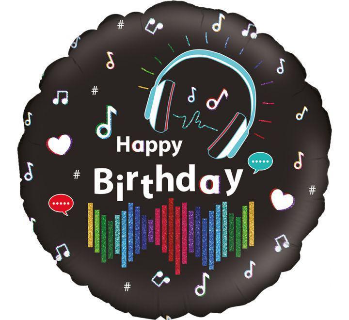 TikTok Birthday Balloon – 18″ Foil Party Balloon (Uninflated)