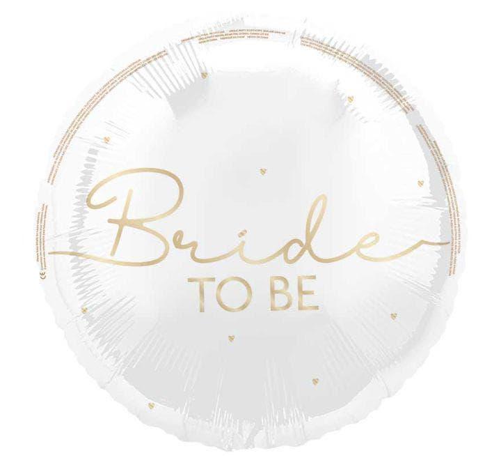 Bride to Be Foil Balloon – 18″ Engagement, Bridal Shower & Hen Party Decoration (Uninflated)