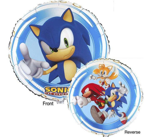 Sonic the Hedgehog Balloon – 18″ Foil Birthday Party Balloon (Uninflated)