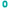 Turquoise Number 0 Balloon 40