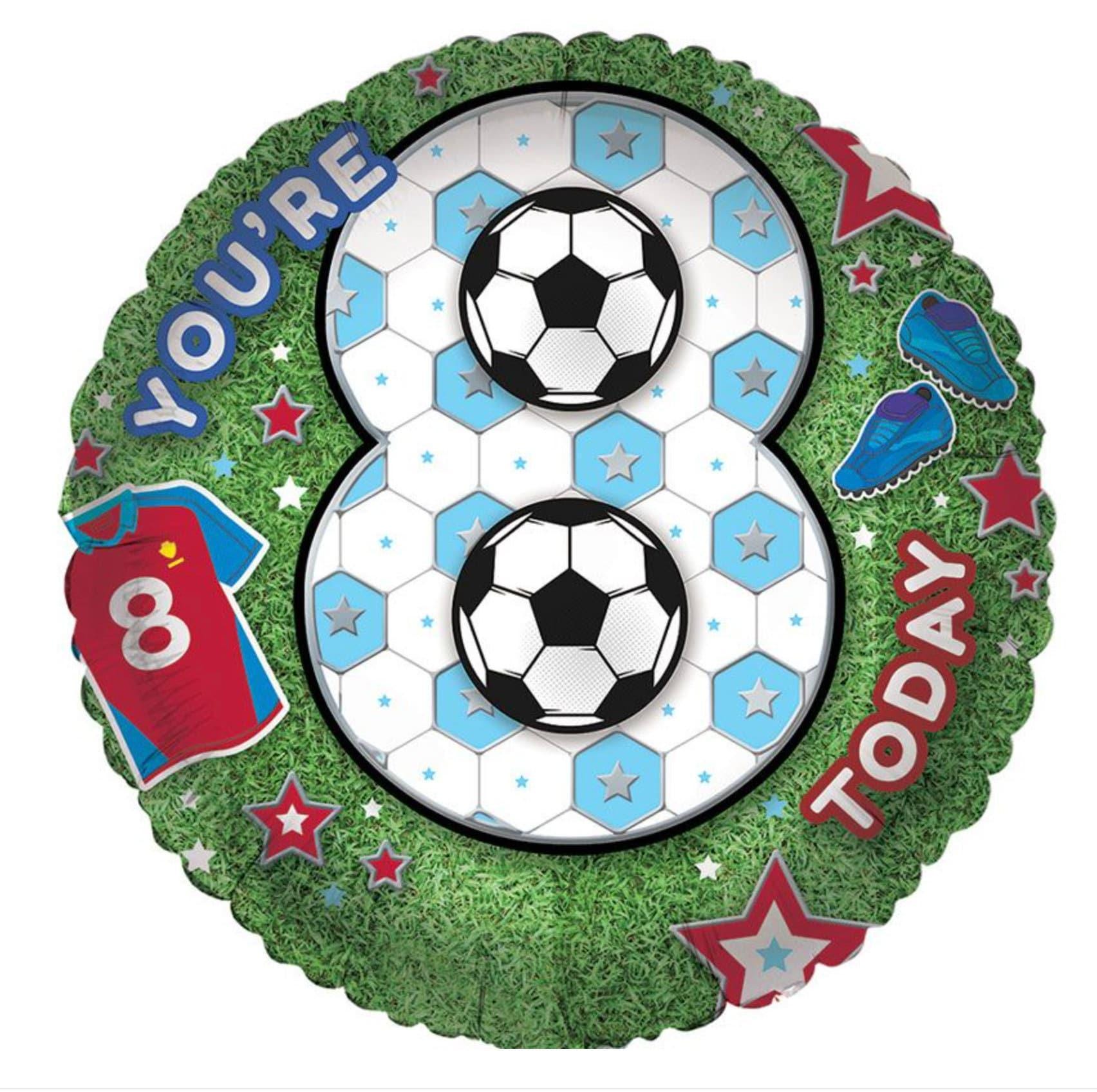 Football Birthday Foil Balloon 18