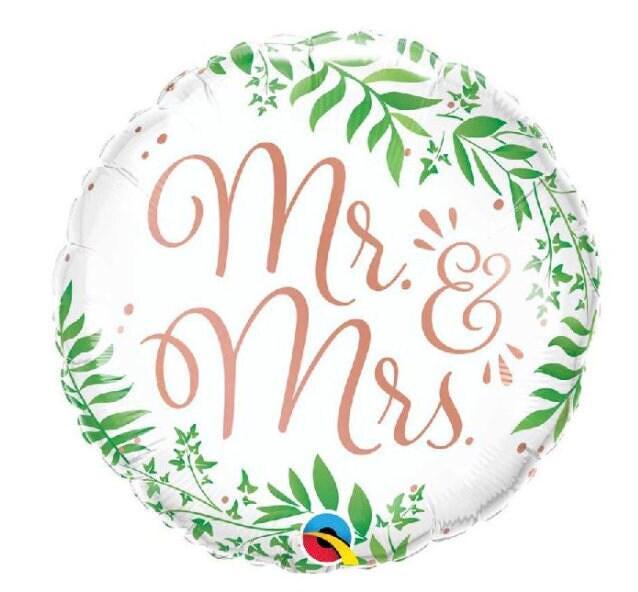 Mr & Mrs Wedding Balloon 18