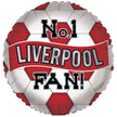 Liverpool FC Balloon – 18″ “No.1 Liverpool Fan” Red & White Foil (Uninflated)