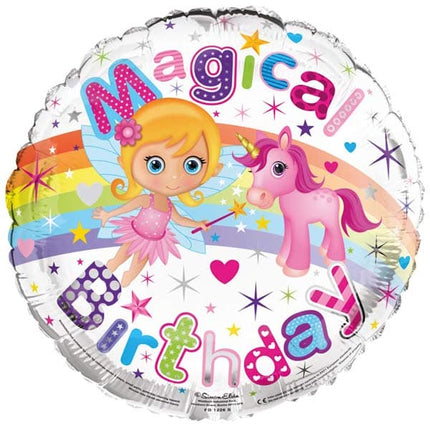 Unicorn Happy Birthday Balloon 18