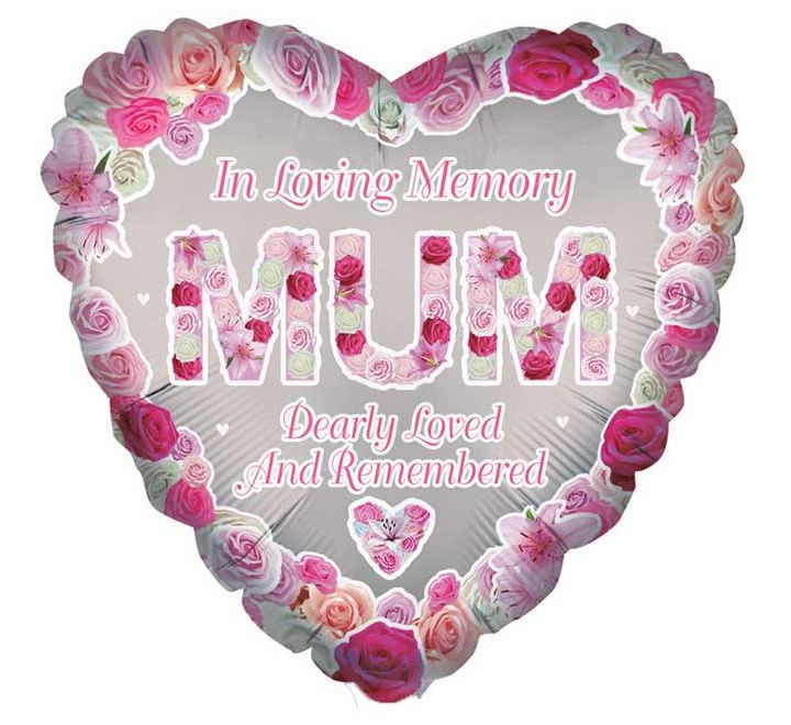 In Loving Memory Mum Balloon 18
